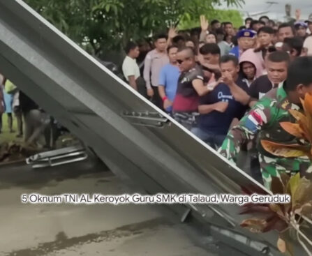 5 Oknum TNI AL Ditahan Usai Keroyok Guru SMK di Talaud