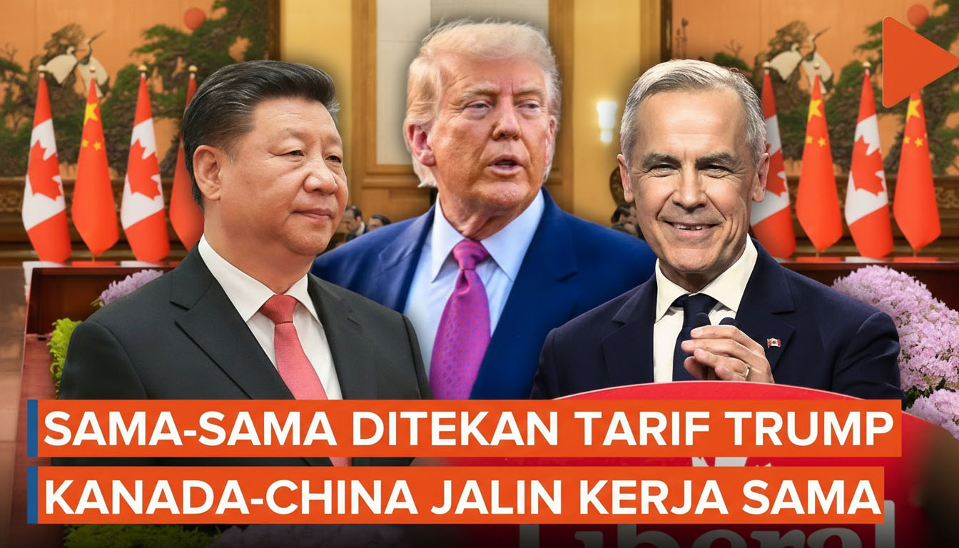 Ancaman Trump Tarif 100% untuk Kanada jika Jalin Kesepakatan Dagang dengan China