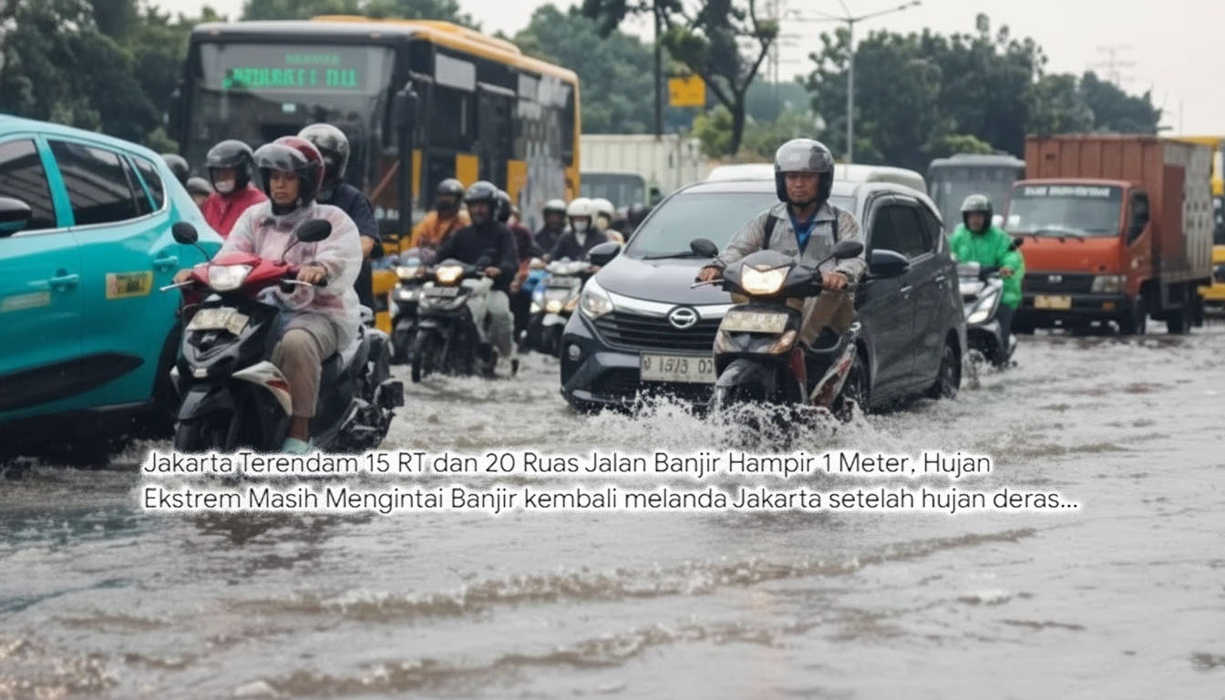 Banjir Melanda Jakarta, Hujan Tak Juga Mereda: 154 RT Terendam & Solusi Jangka Panjang Dicari