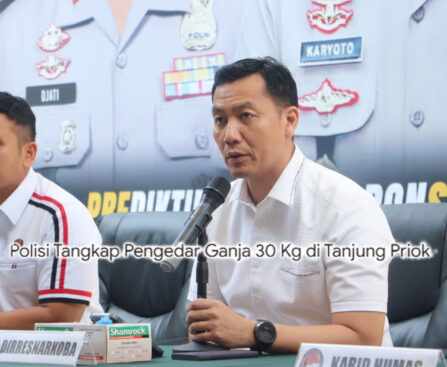 Bermodal Info Warga, Polsek Kelapa Gading Ringkus 4 Pria dan Gagalkan Peredaran Lebih dari 1 Kg Ganja di Tanjung Priok