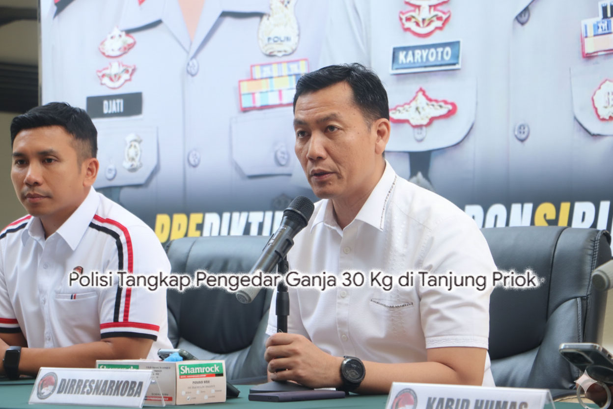 Bermodal Info Warga, Polsek Kelapa Gading Ringkus 4 Pria dan Gagalkan Peredaran Lebih dari 1 Kg Ganja di Tanjung Priok