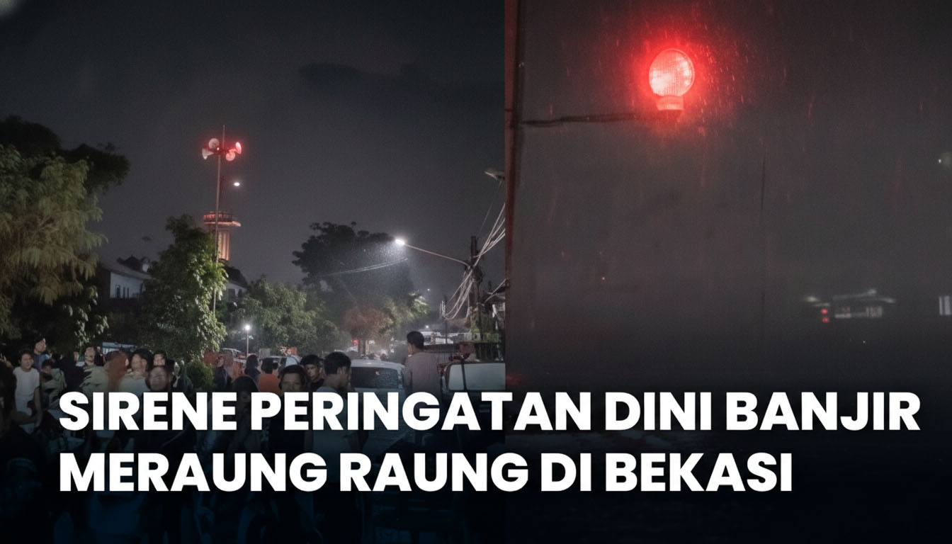 Dari Sirene Meraung Hingga Air Setinggi Dada Mengepung Warga Bekasi