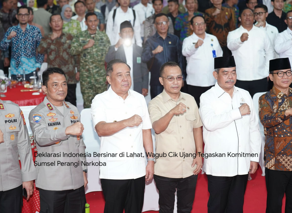 Desa Jadi Garda Terdepan: Mendes & Kepala BNN Deklarasi Indonesia Bersinar di Lahat