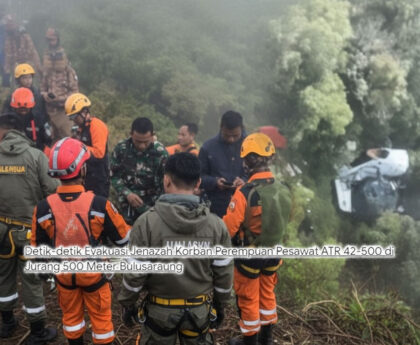 Evakuasi Korban Kesepuluh ATR42-500 Tuntas: Perjalanan 11 Kantong Jenazah dari Puncak Bulusaraung