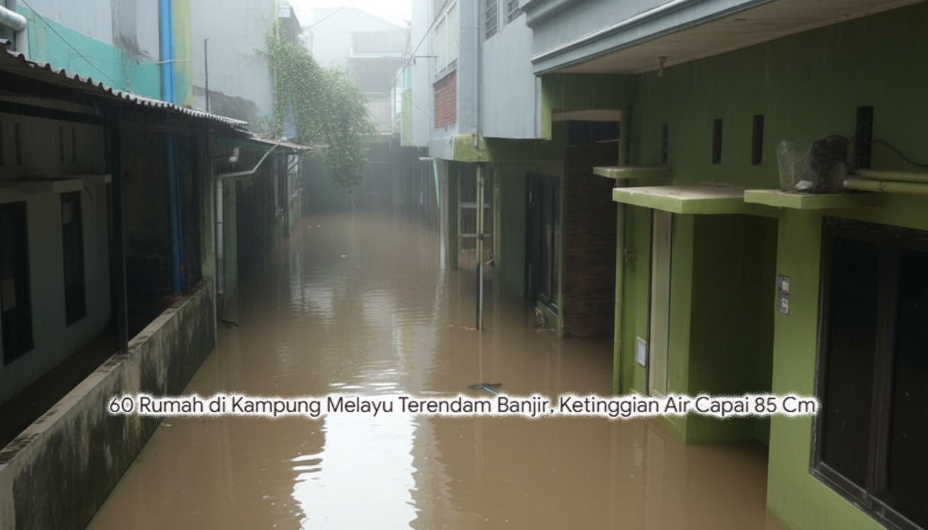 Hujan, Kampung Melayu Tenggelam: Banjir 90 CM Terjang Permukiman Padat Jakarta Timur