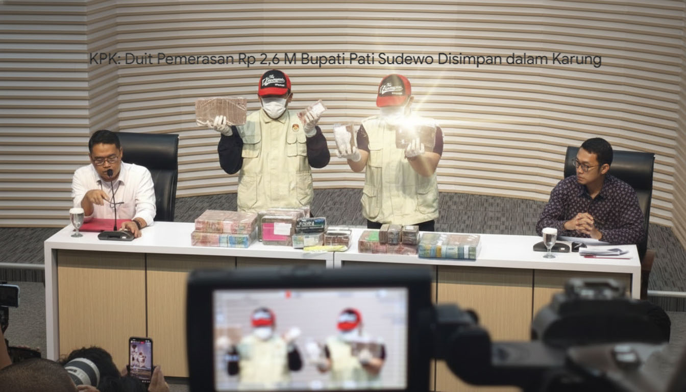 Karung Uang Korupsi Bupati Pati: KPK Beberkan Modus Rp2,6 Miliar dari Kantong Rakyat Terkecil
