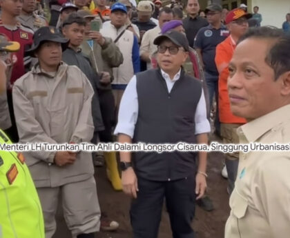 Kementerian LH Kerahkan Tim Ahli untuk Selidiki Longsor Cisarua, Soroti Dampak Urbanisasi