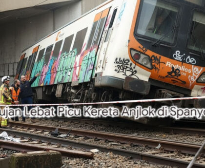 Kereta Komuter Anjlok di Spanyol Tewaskan Masinis