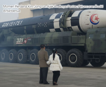 Kim Jong Un & Putri Ju Ae Momen Uji Coba Roket yang Perkuat Isu Pewaris Tahta
