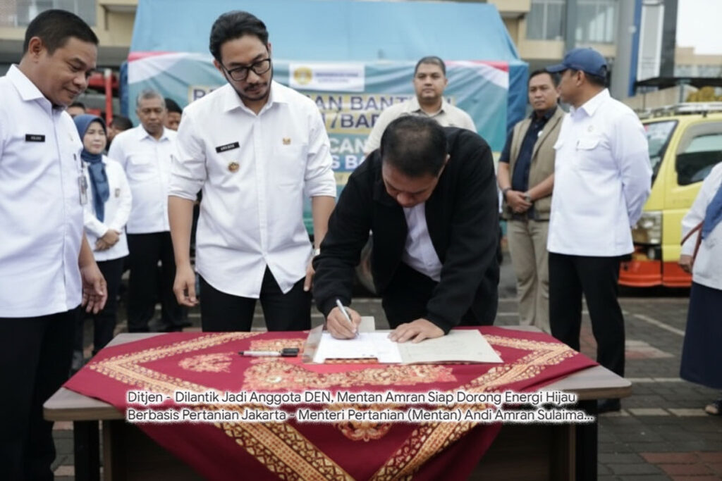 Mentan Amran Berperan Kunci di DEN untuk Wujudkan Pertanian Sebagai Pilar Energi Nasional