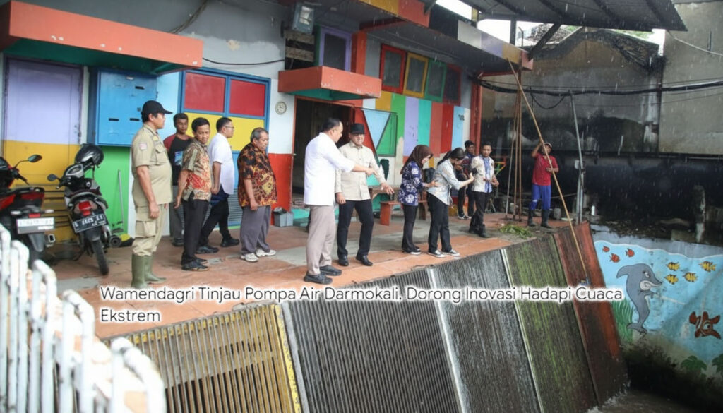 Pompa Air Darmokali Jadi Role Model Nasional, Wamendagri: Inovasi Kunci Hadapi Cuaca Ekstrem