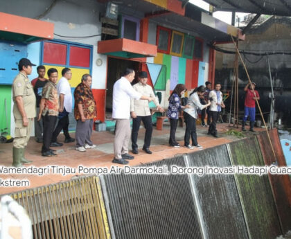 Pompa Air Darmokali Jadi Role Model Nasional, Wamendagri: Inovasi Kunci Hadapi Cuaca Ekstrem