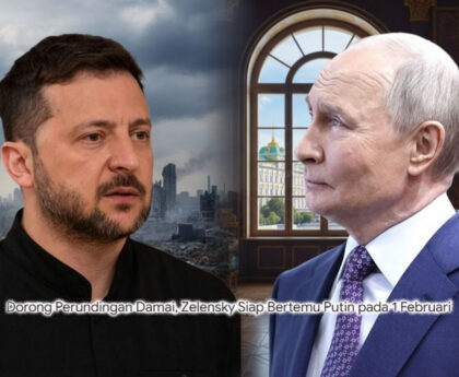 Puncak Diplomasi Damai: Zelensky Siap Bertatap Muka dengan Putin pada 1 Februari