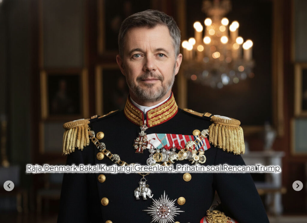 Raja Denmark Sampaikan Dukungan untuk Greenland di Tengah Ketegangan dengan AS