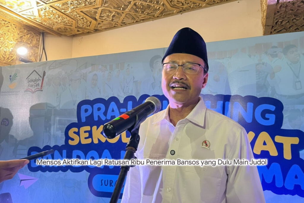 Ribuan Penerima Bansos yang Main Judi Diberi Kesempatan Kedua