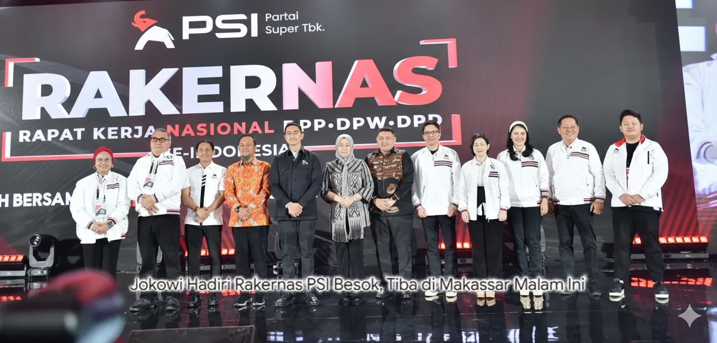 Arahan Strategis untuk PSI Menuju Pemilu 2029 : Sambutan Meriah untuk Jokowi di Makassar
