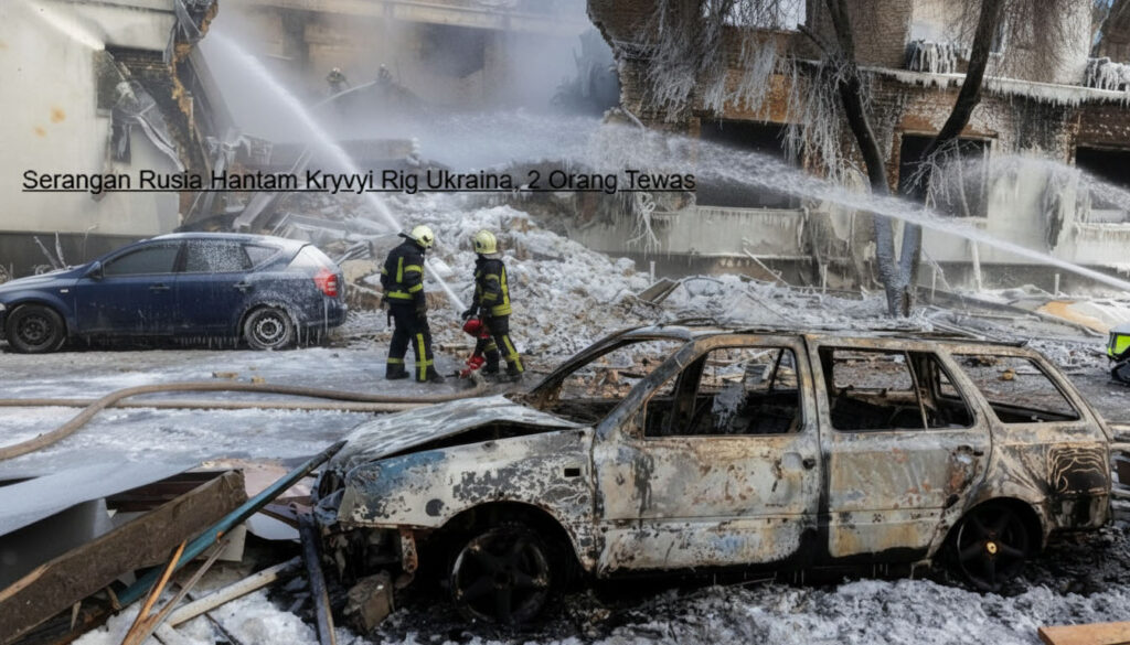 Serangan Rudal Rusia Tewaskan 2 Warga Sipil di Kryvyi Rih, Ukraina