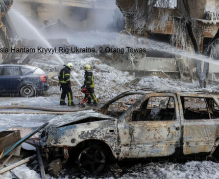 Serangan Rudal Rusia Tewaskan 2 Warga Sipil di Kryvyi Rih, Ukraina