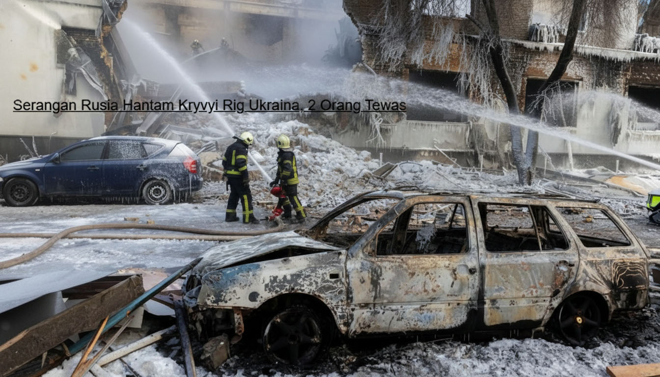 Serangan Rudal Rusia Tewaskan 2 Warga Sipil di Kryvyi Rih, Ukraina