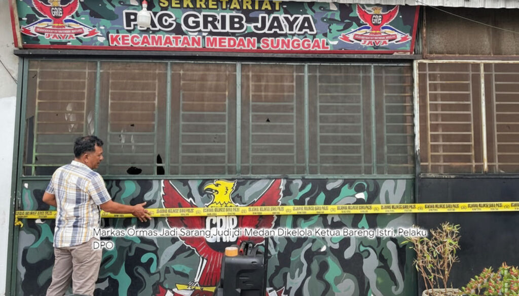 Skandal di Balik Dinding Ormas: Markas Judi di Medan yang Dilindungi Sandi Rahasia