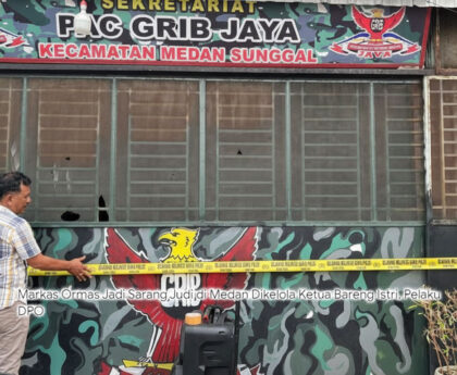 Skandal di Balik Dinding Ormas: Markas Judi di Medan yang Dilindungi Sandi Rahasia