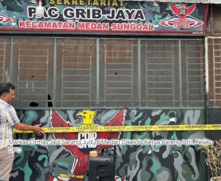 Skandal di Balik Dinding Ormas: Markas Judi di Medan yang Dilindungi Sandi Rahasia