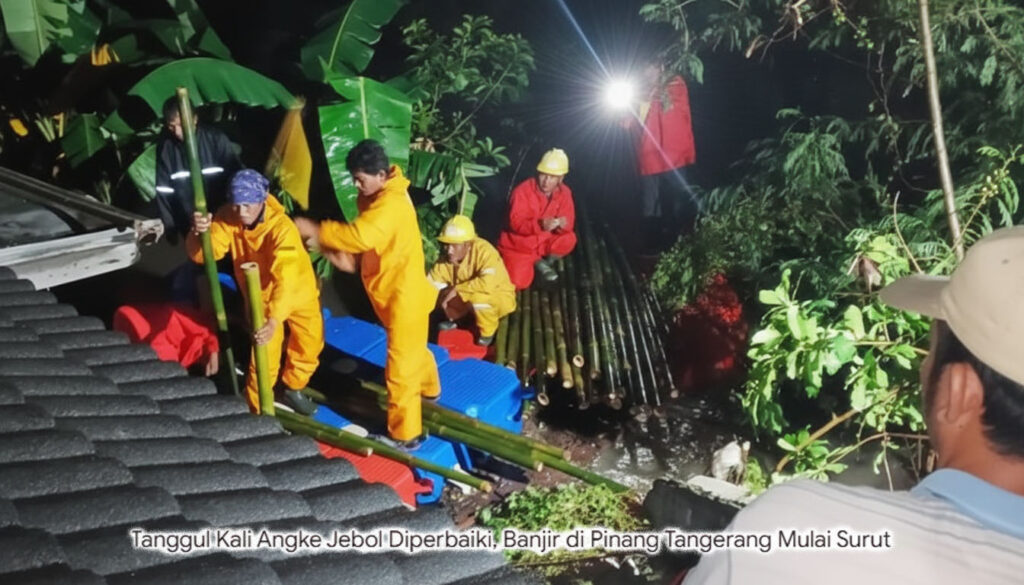 Tanggul Kali Angke Jebol, Banjir Rendam Pinang Griya: Kronologi hingga Upaya Penanganan