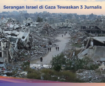 Tragedi diGaza Tiga Jurnalis Tewas dalam Serangan Drone, Soroti Krisis Media di Zona Perang