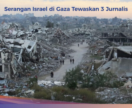 Tragedi diGaza Tiga Jurnalis Tewas dalam Serangan Drone, Soroti Krisis Media di Zona Perang