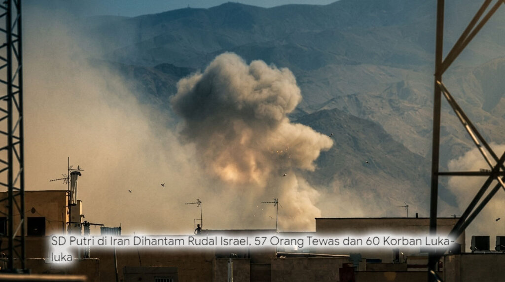 Air Mata Mengalir DiMinab! SD Putri di Iran Dihantam Rudal Israel, 57 Siswi Tewas, 60 Luka-luka