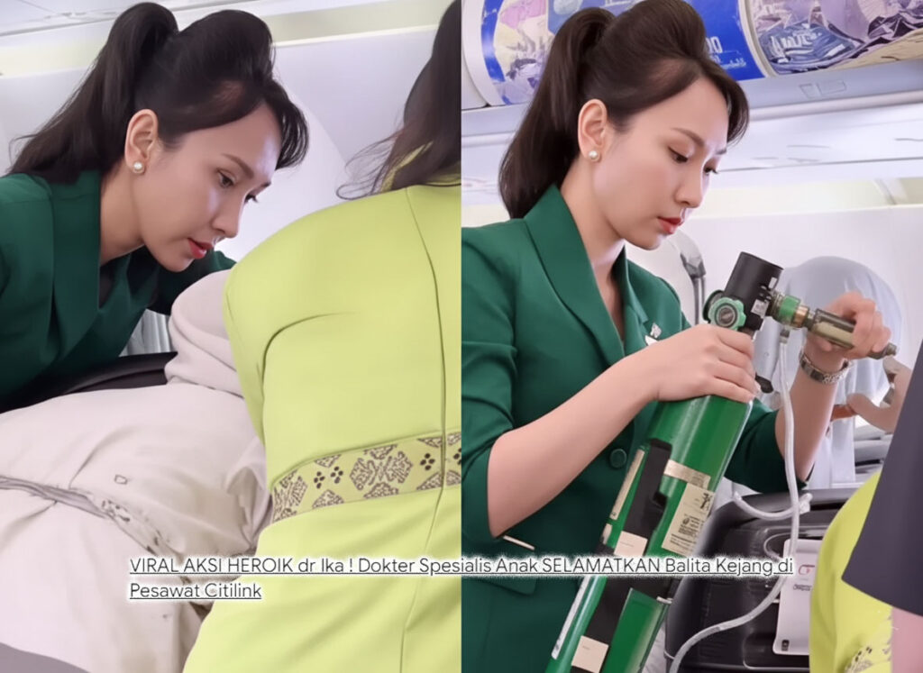 Saat Dr Erli Selamatkan Balita Kejang dalam Pesawat Citilink