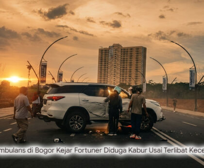 Viral! Ambulans di Bogor Kejar Fortuner Diduga Kabur Usai Tabrak Pemotor, Begini Faktanya