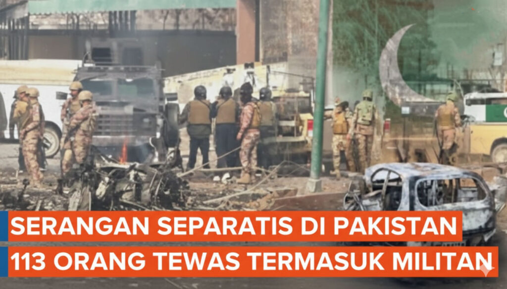 Darah Menggenang Di Balochistan: Serangan Koordinasi Separatis Tewaskan 33 Orang di Pakistan