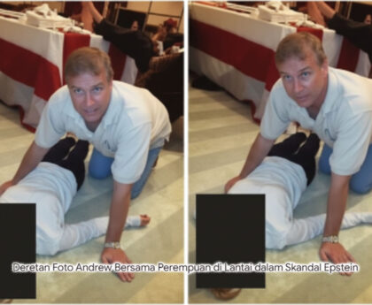 Deretan Foto Kontroversial: Andrew di Atas Perempuan di Lantai dalam Sorotan Skandal Epstein