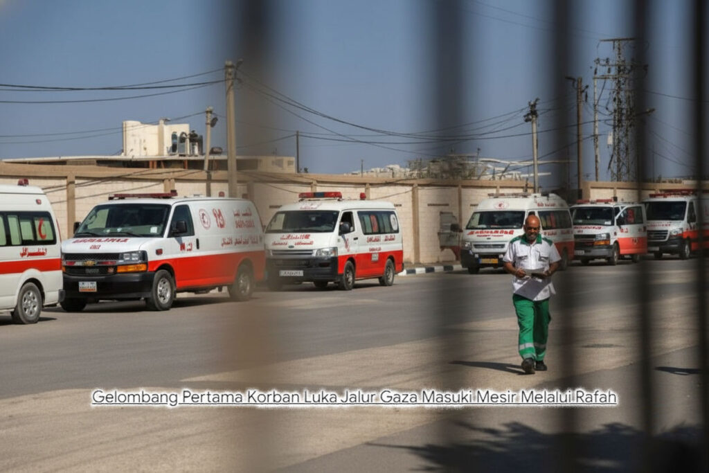 Evakuasi Medis Gaza KeMesir Dimulai: Pintu Harapan yang Terbuka Sepenggal