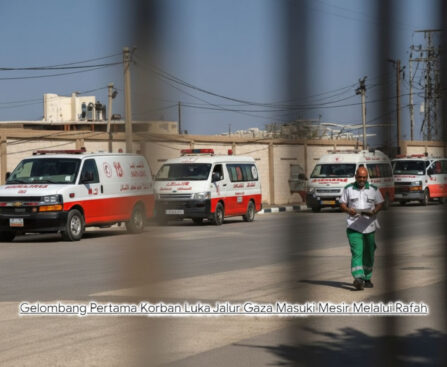 Evakuasi Medis Gaza ke Mesir Dimulai: Pintu Harapan yang Terbuka Sepenggal