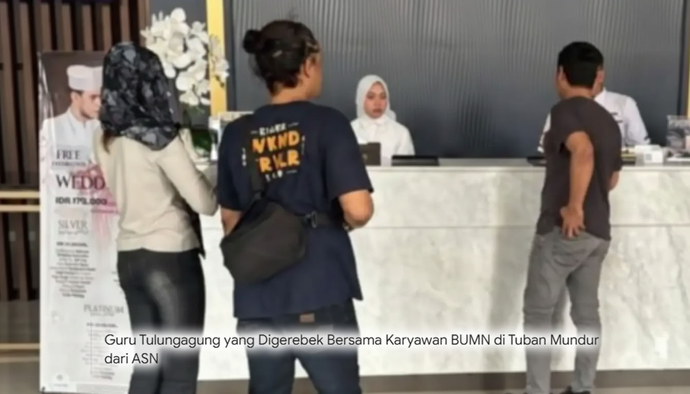 Karyawan BUMN Tuban dan Selingkuhannya yang ASN Resmi Jadi Tersangka Perzinaan