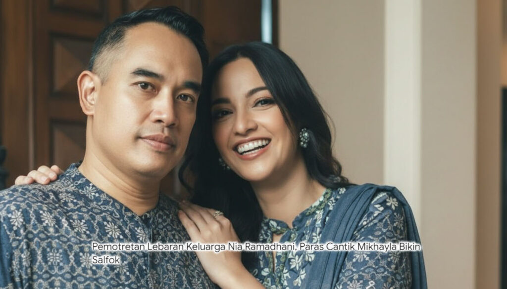 Pesona Manis Putri Sulung Nia Ramadhani di Balik Layar Pemotretan Lebaran