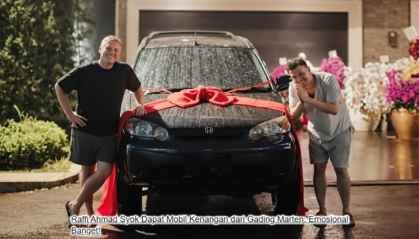 Raffi Ahmad Syok Dapat Mobil Kenangan dari Gading Marten: "Gue Bisa Nangis!"