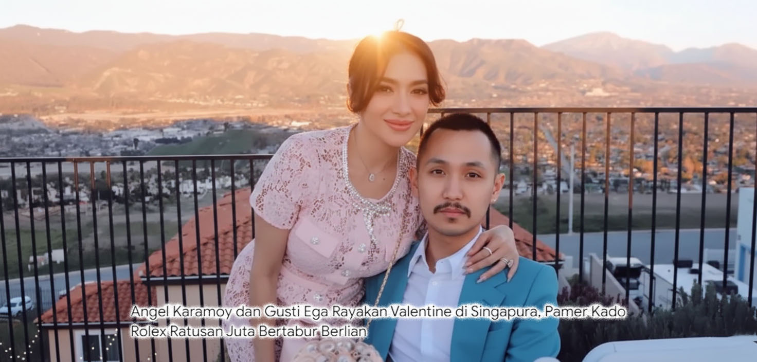 Salfok! Rayakan Valentine di Singapura, Angel Karamoy Dapat Kado Mewah Rolex dari Gusti Ega