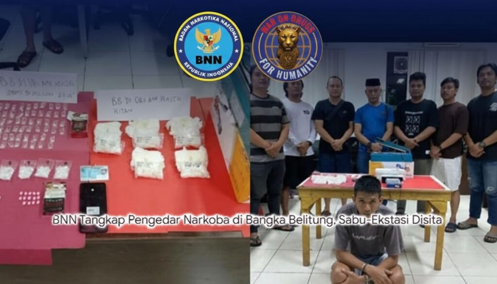 Sabu & Ekstasi Ludes! BNN Bobol Markas Peredaran Narkoba di Pelosok Bangka