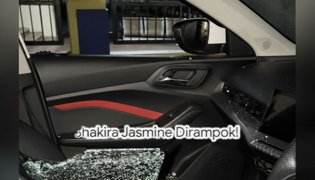 Shakira Jasmine Kena PHK? Bukan! Mobilnya Dibobol Maling, Laptop dan HP Raib di Mampang