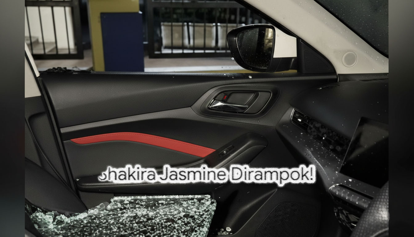 Shakira Jasmine Kena PHK? Bukan! Mobilnya Dibobol Maling, Laptop dan HP Raib di Mampang