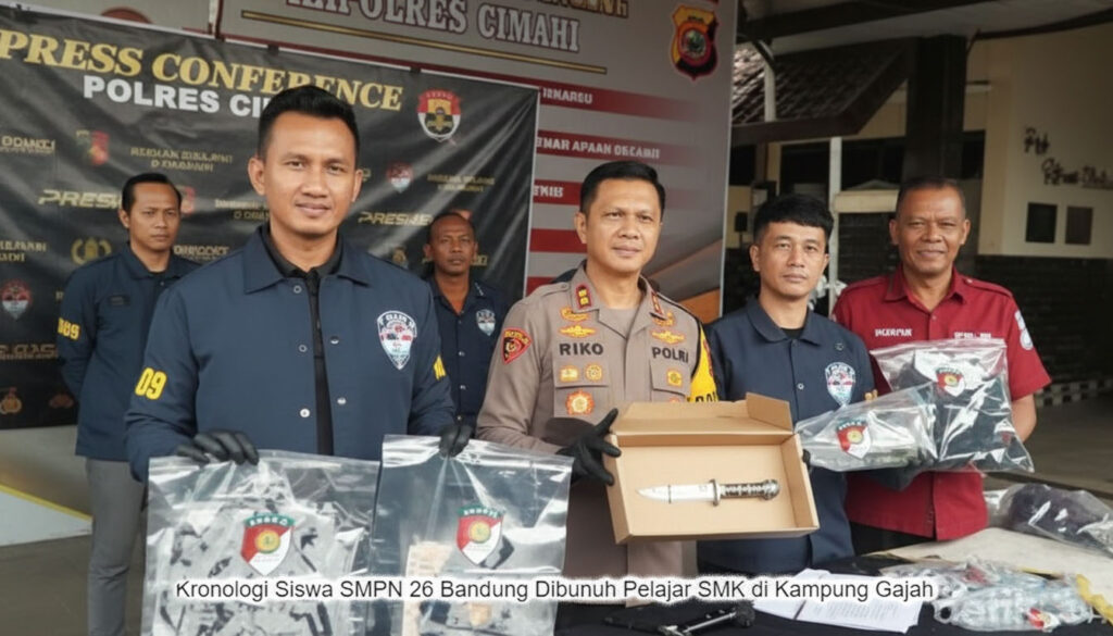 Kronologi Berdarah DiKampung Gajah: Siswa SMPN 26 Bandung Dibunuh Pelajar SMK, Motifnya Miris