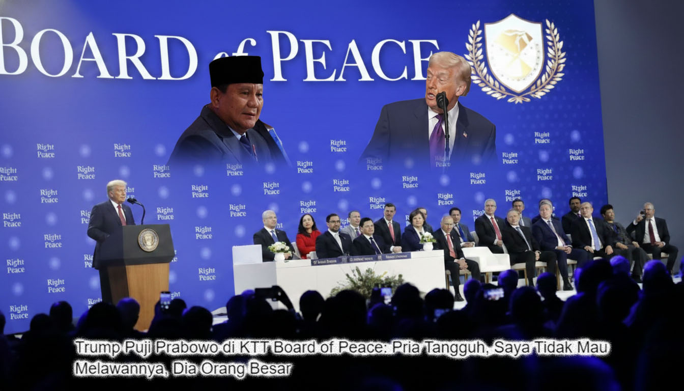 Momen Epik di Board of Peace: Trump dan Prabowo Saling Puji, "Saya Tak Mau Melawannya!"