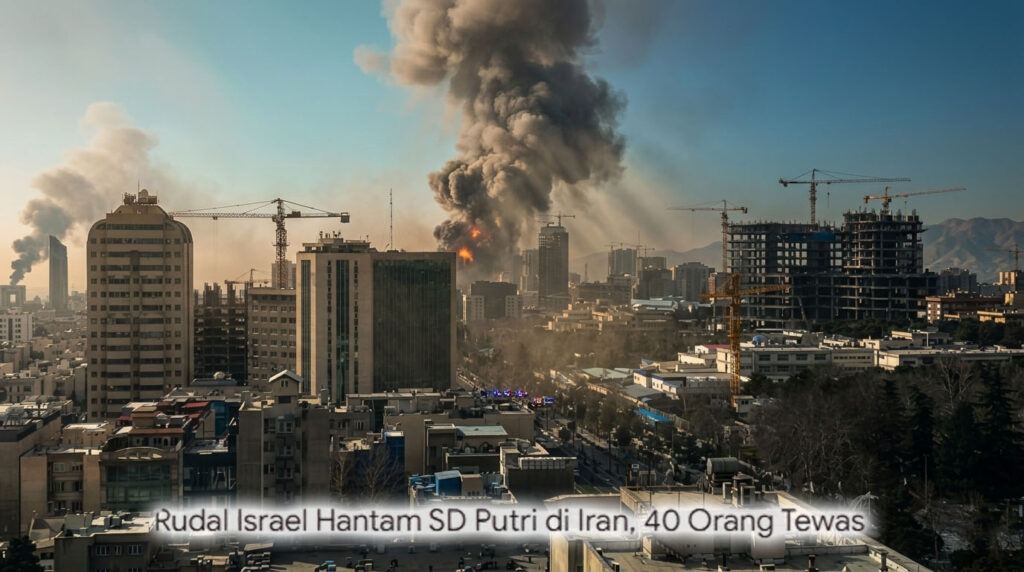 Video Serangan AS-Israel Hancurkan Sekolah Perempuan di Iran, 40 Siswi Tewas