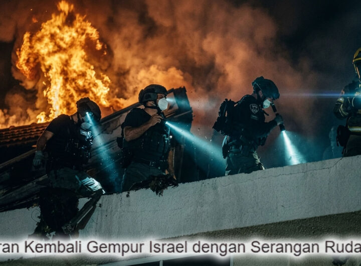 Iran Kembali Gempur Israel dengan Hujan Rudal, Gelombang ke-45 Langsung Hantam Jantung Pertahanan Zionis!