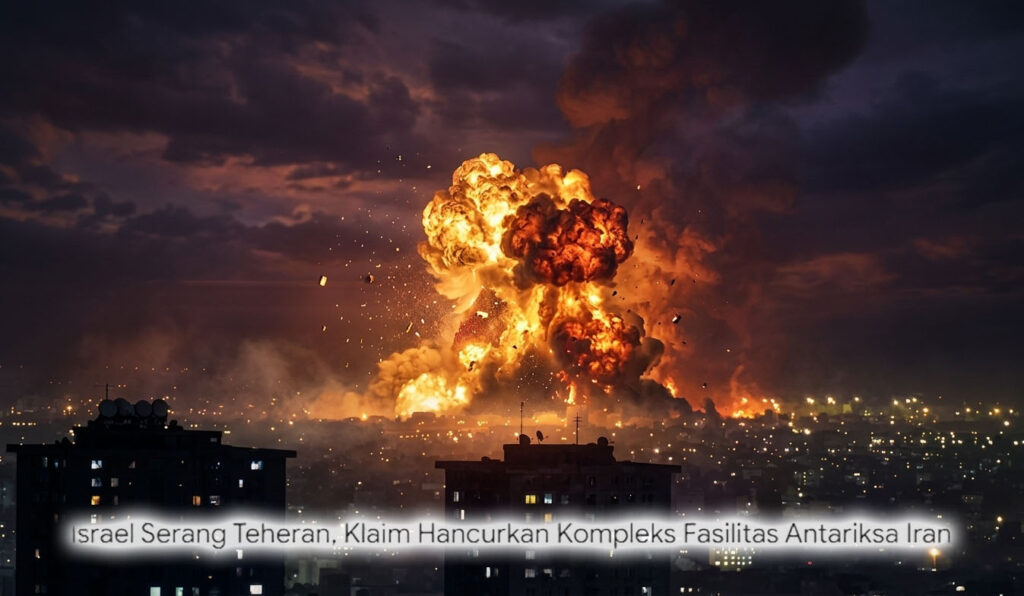 Israel Serang Teheran, Klaim Hancurkan Kompleks Fasilitas Antariksa Iran, Pusat Satelit Militer Luluh Lantak!