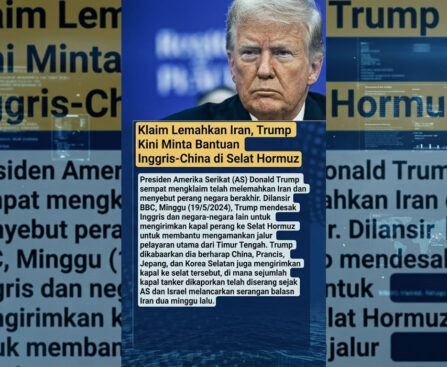 Klaim Lemahkan Iran, Trump Malah Minta Bantuan Inggris-China di Selat Hormuz!
