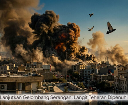 Langit Teheran Membara: Israel Lanjutkan Gelombang Serangan, Gedung IRIB & Rumah Sakit Hancur